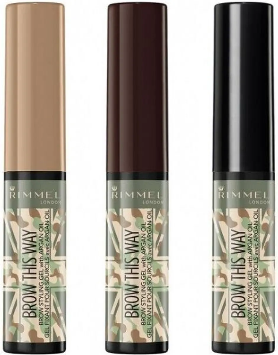 Rimmel London Brow This Way Styling Gel Camo 001 Blonde 5ml