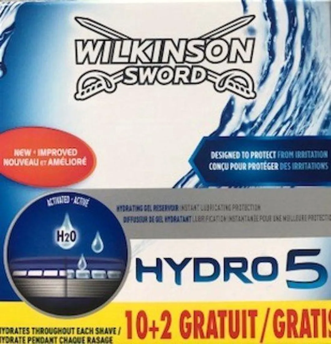Wilkinson Sword Hydro 5 Scheermesjes - 12 Stuks - Blauw