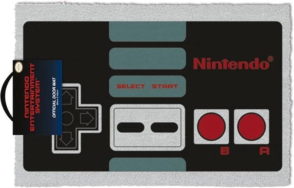 Nintendo NES Controller Deurmat 40x60cm - Multicolours