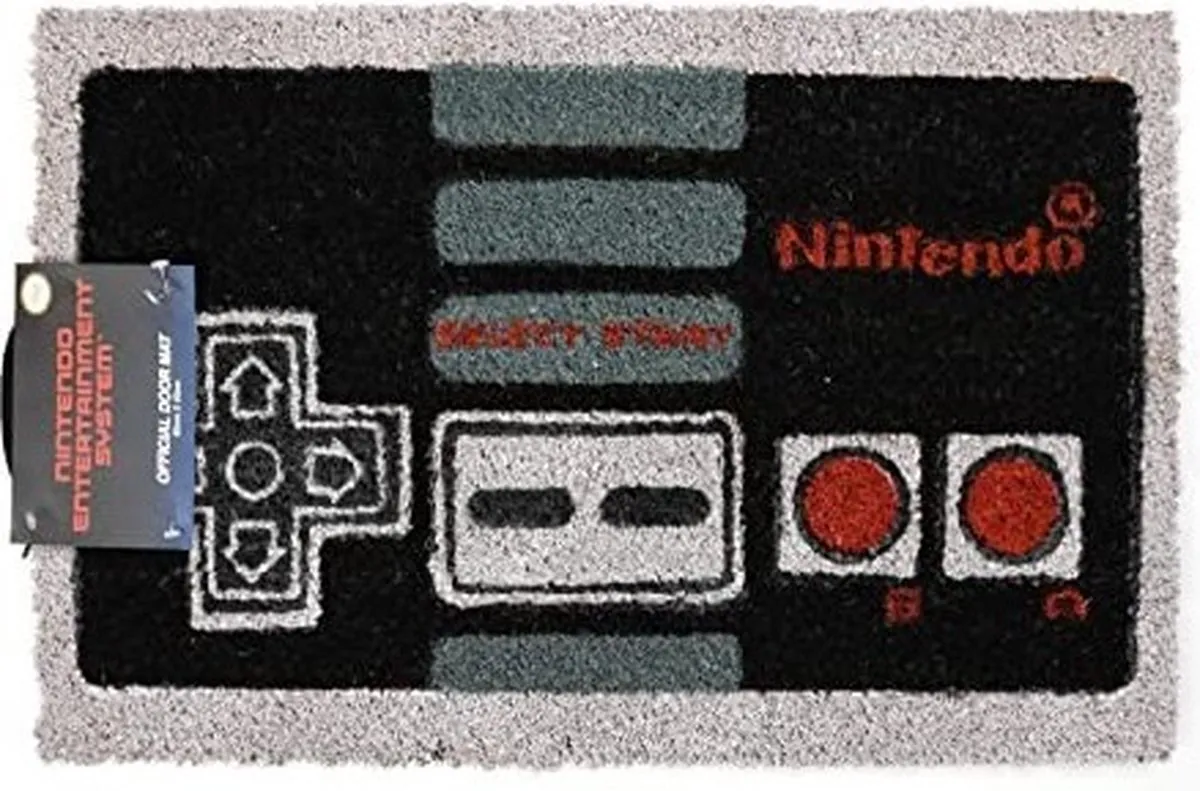 Nintendo NES Controller Deurmat 40x60cm - Multicolours