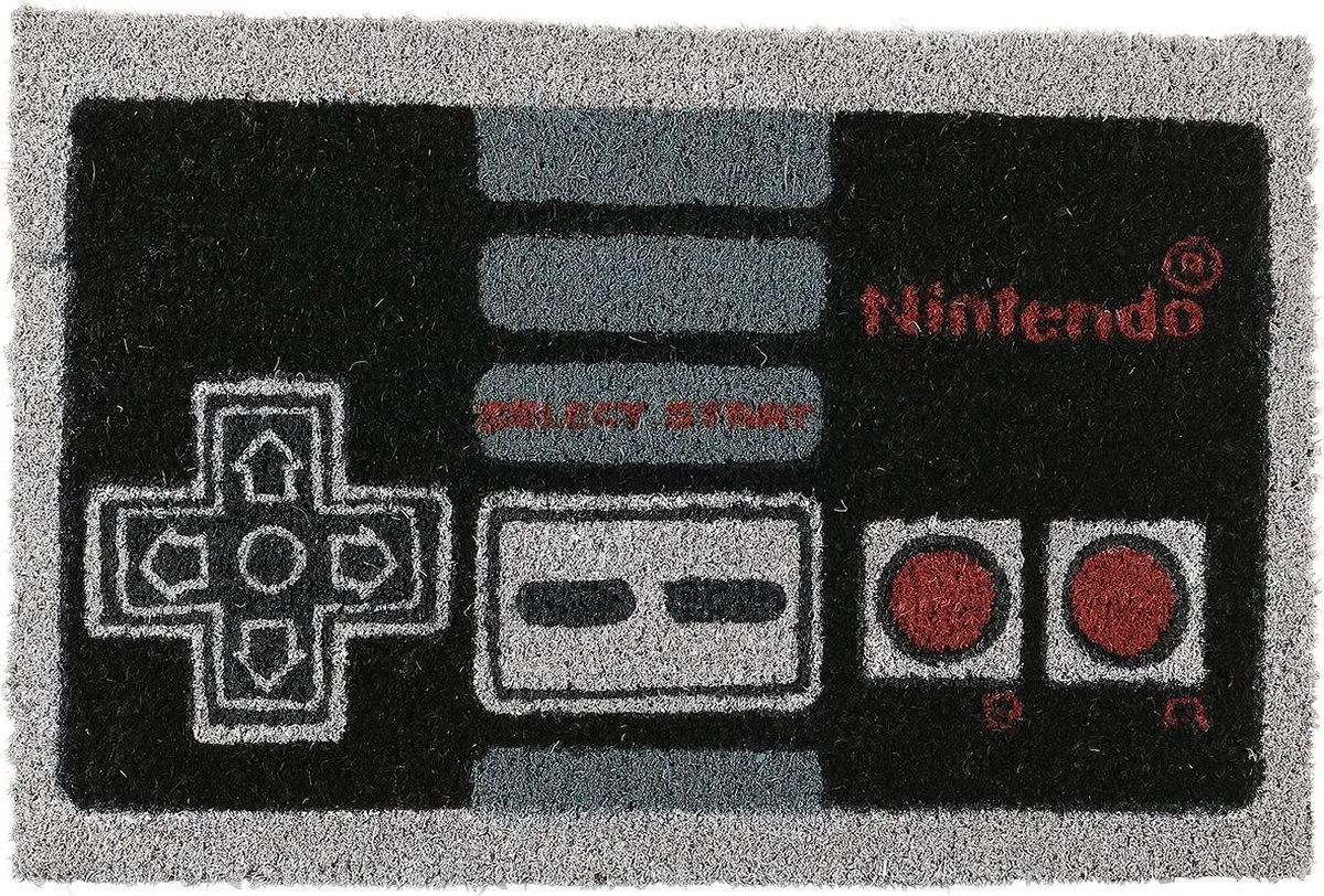 Nintendo NES Controller Deurmat 40x60cm - Multicolours