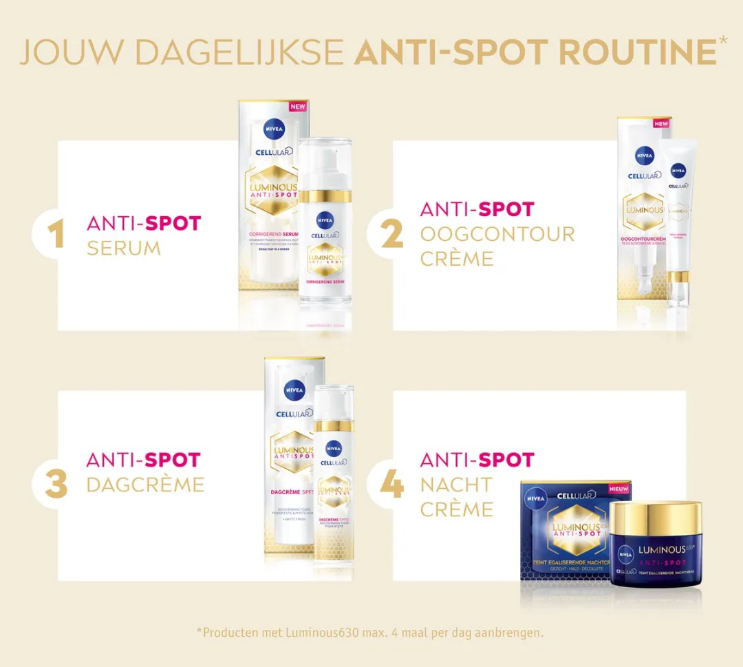 NIVEA Cellular LUMINOUS630 Dagcrème SPF 50 - 40ml