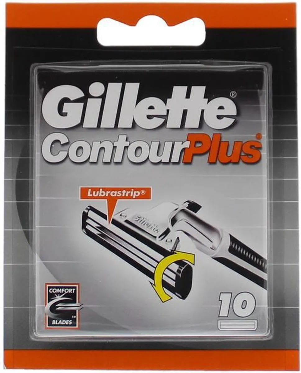 Gillette Contour Plus Wegwerpscheermesjes - 10 Stuks - Multi