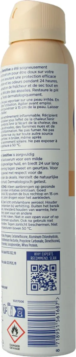 Sanex Dermo Sensitive Deodorant Spray 200ml