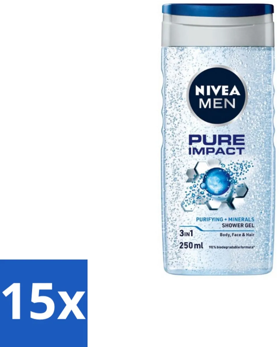 NIVEA Men Pure Impact Douchegel 250ml