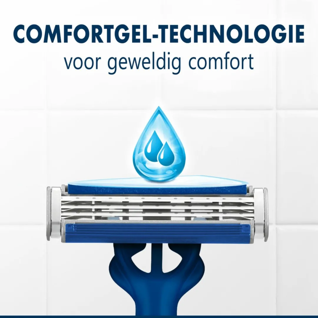 Gillette Blue III Wegwerpmesjes 12 Stuks - 3 Bladen