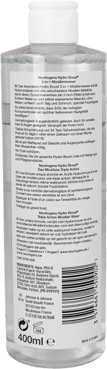 Neutrogena Hydro Boost Micellair Water 400ml