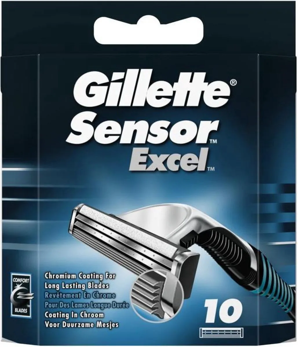 Gillette Sensor Excel Scheermesjes 10 Stuks