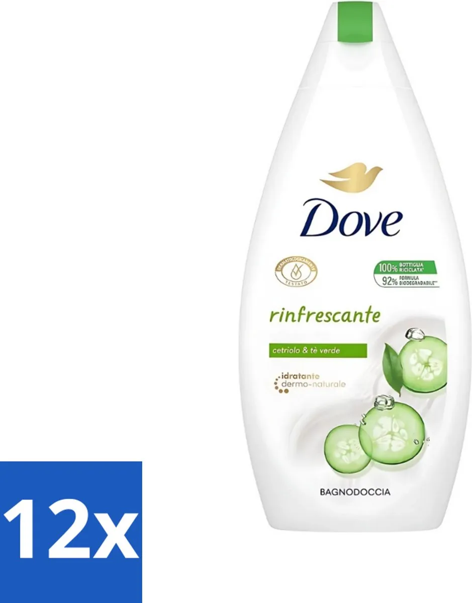 Dove Refreshing Douchegel Komkommer & Groene thee 450ml