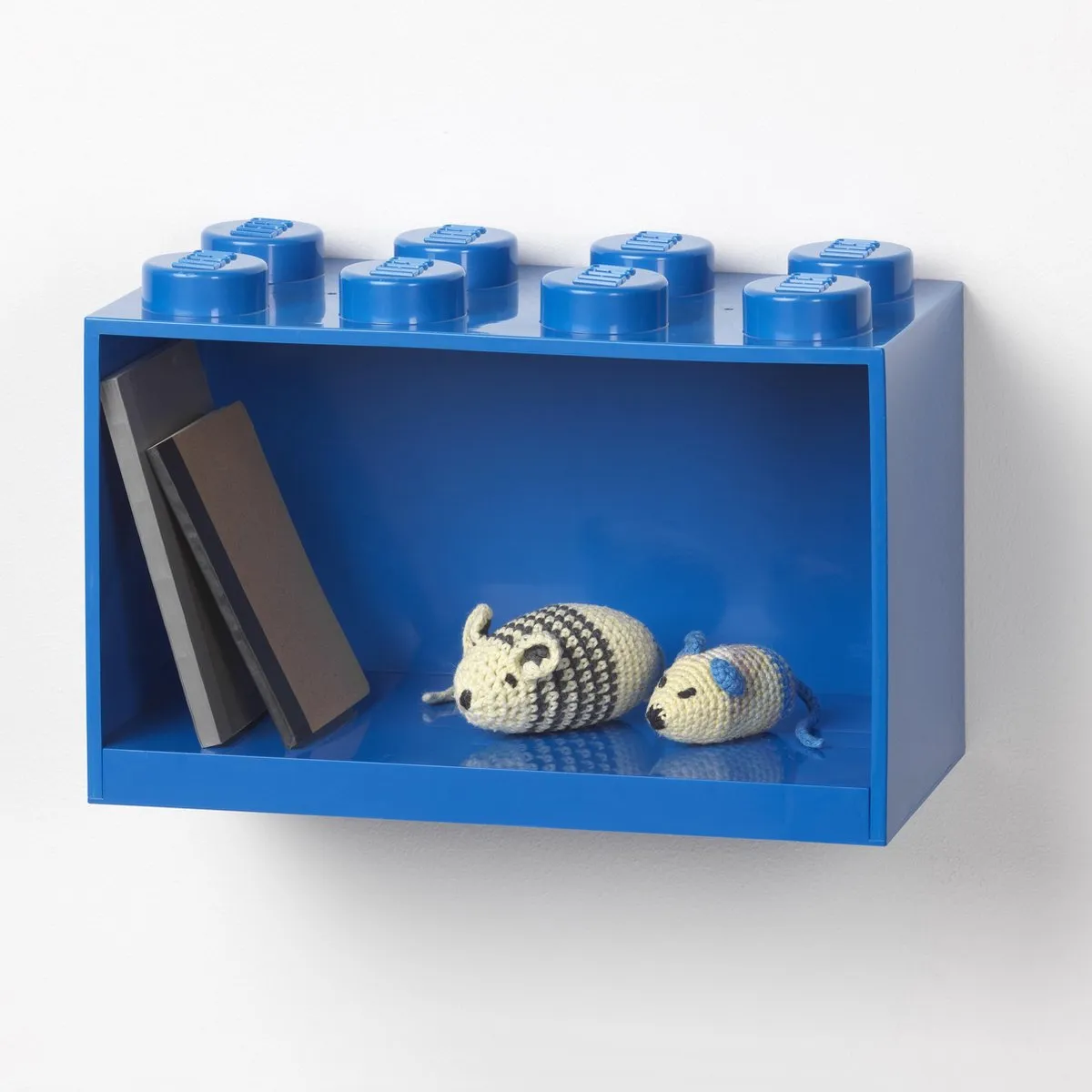 LEGO Wandschap Brick 8 - Blauw