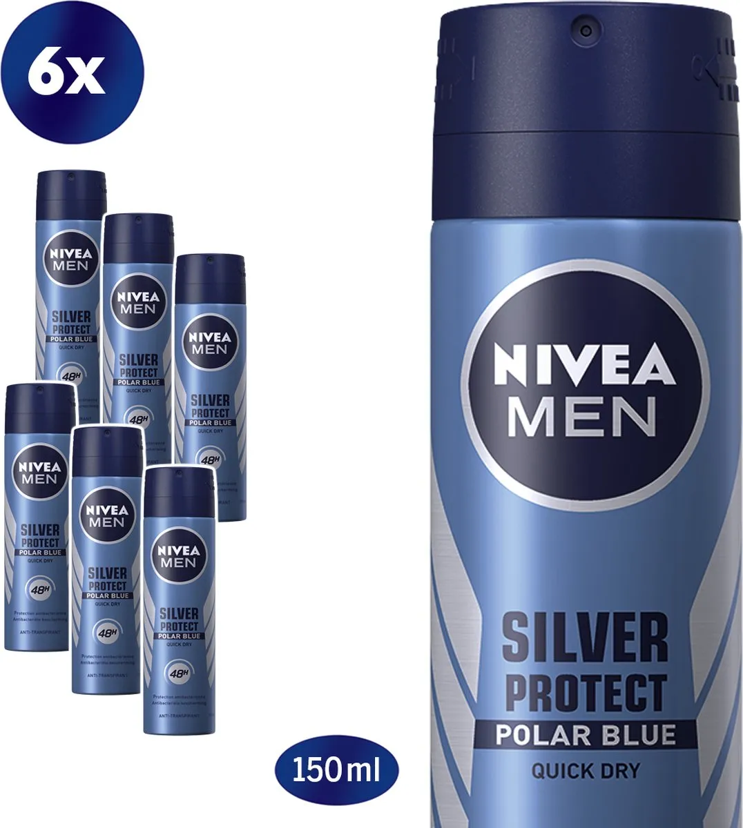 NIVEA MEN Silver Protect Polar Blue Deo Spray