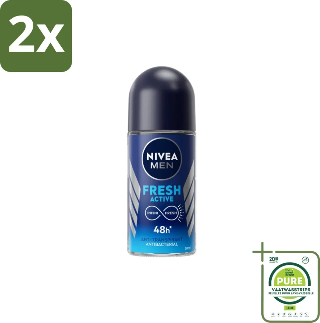 NIVEA Men Fresh Active Deodorant Roller 100ml