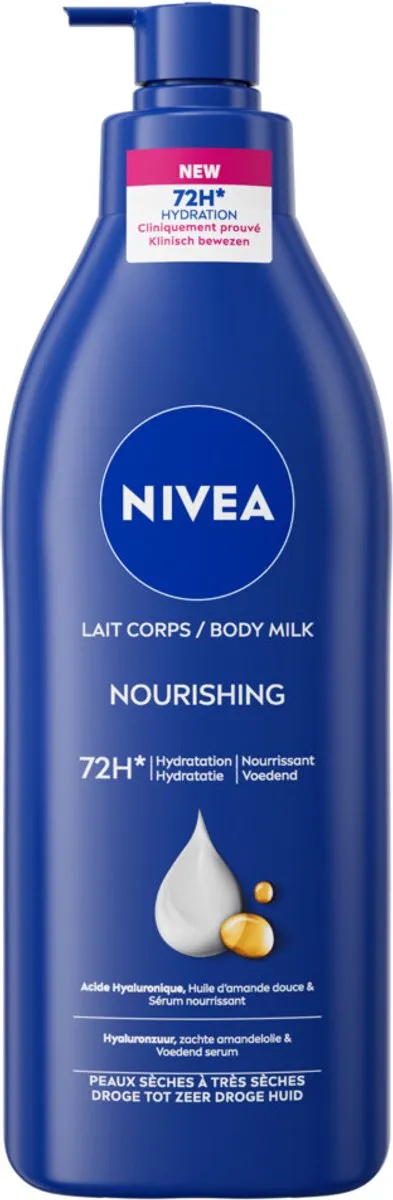 NIVEA Body Milk Pomp 2000ml - 5 Stuks