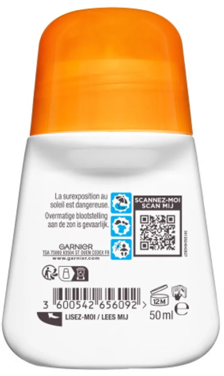 Garnier Ambre Solaire Sensitive Expert+ Roll-on Kids SPF 50+ - 3x50ml