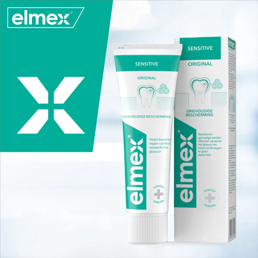 Elmex Sensitive Tandpasta Duopack 2x75ml - 4 Stuks