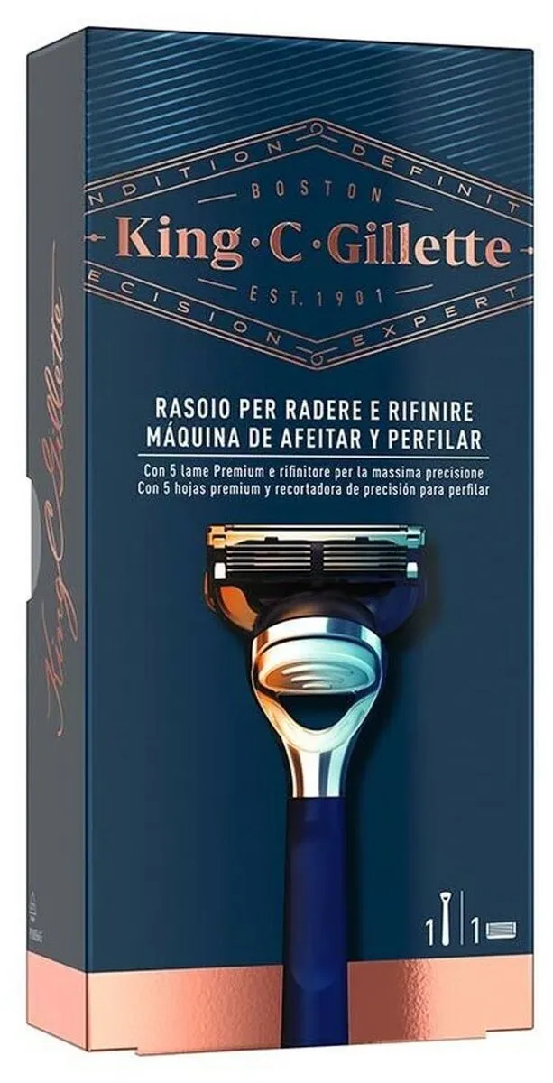 Gillette King C Blauwe Scheermesjes