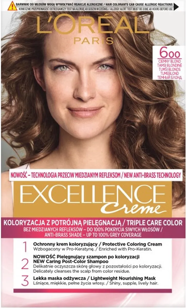 L'Oréal Paris Excellence Crème Donkerblond 600