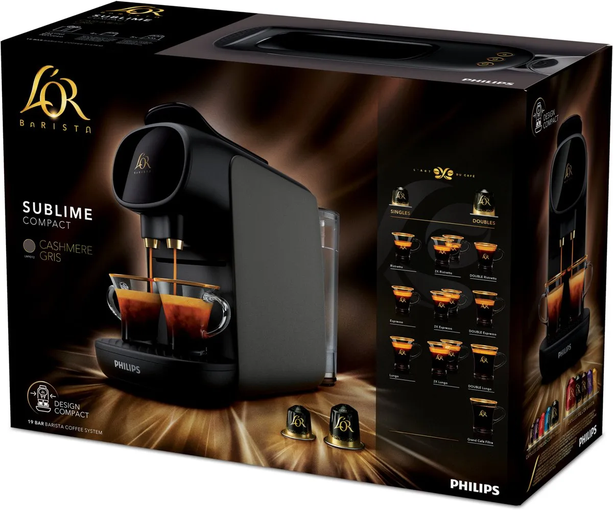 Philips L'Or Barista Sublime LM9012/23 Koffiecupmachine - Zwart