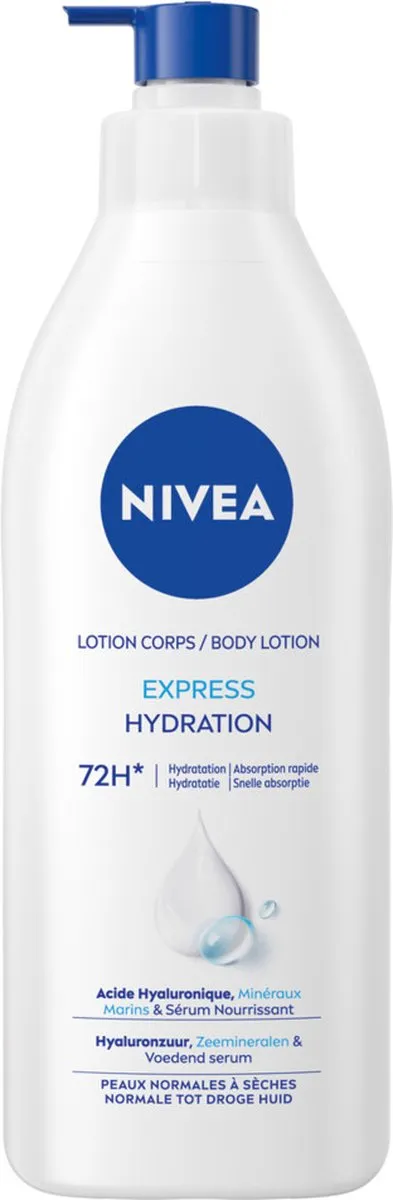 NIVEA Bodylotion Express 6x400ml - Pompverpakking