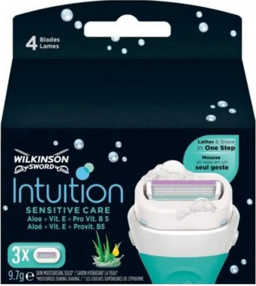 Wilkinson Sword Intuition Sensitive Care Scheermesjes - 3 Stuks