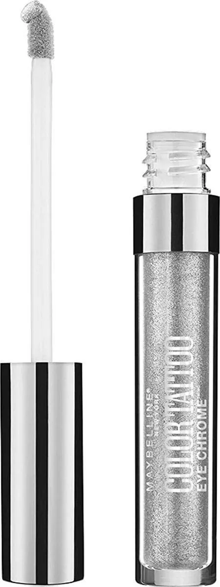 Maybelline Color Tattoo Eye Chrome Oogschaduw 580 Silver Spark