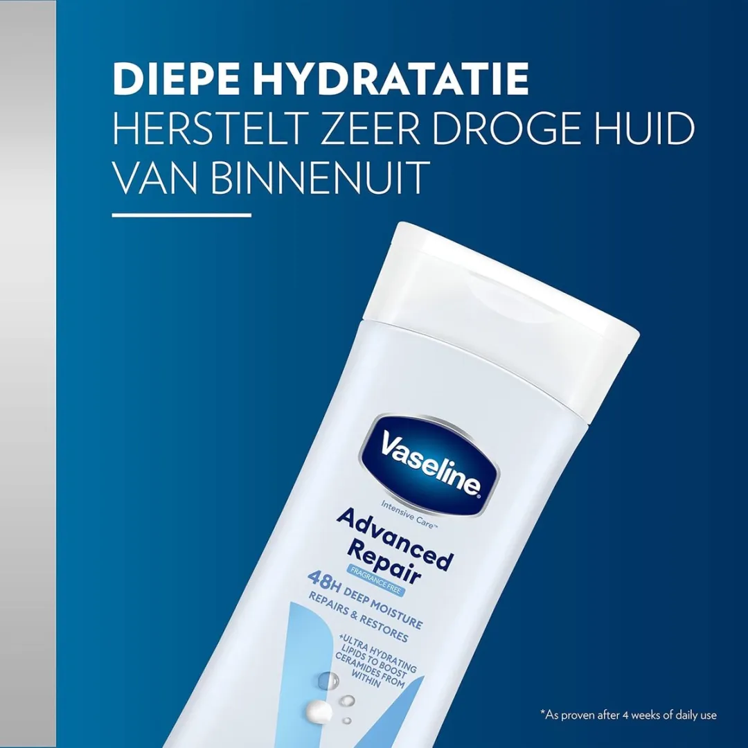 Vaseline Advanced Repair Bodylotion & Stick - 404.8ml (2 Stuks)