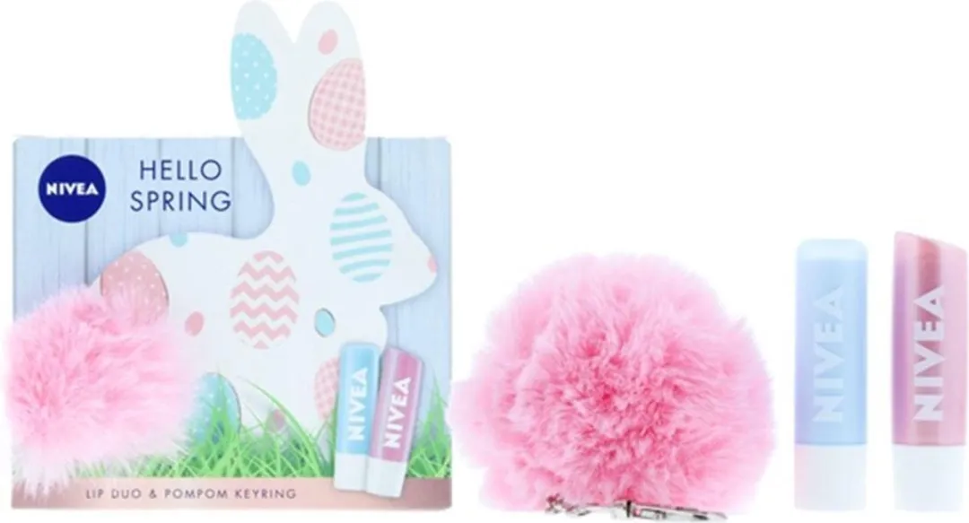 NIVEA Hello Spring Lip Balm Duo - 3 Stuks