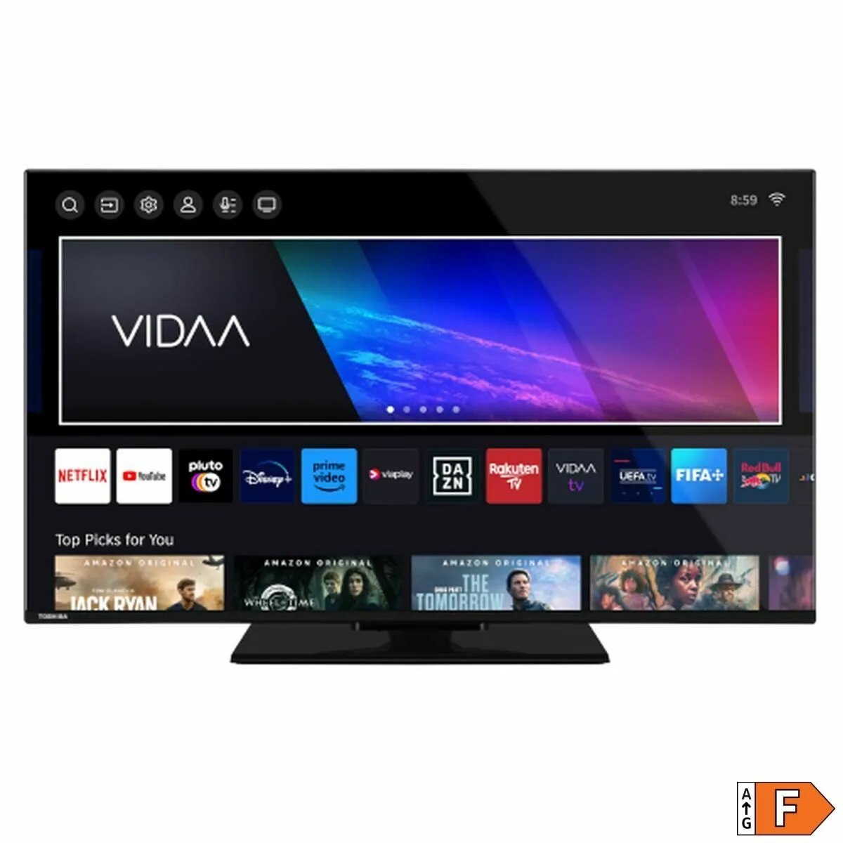 Toshiba 43UV3463DG 4K Smart TV - 43" - Zwart