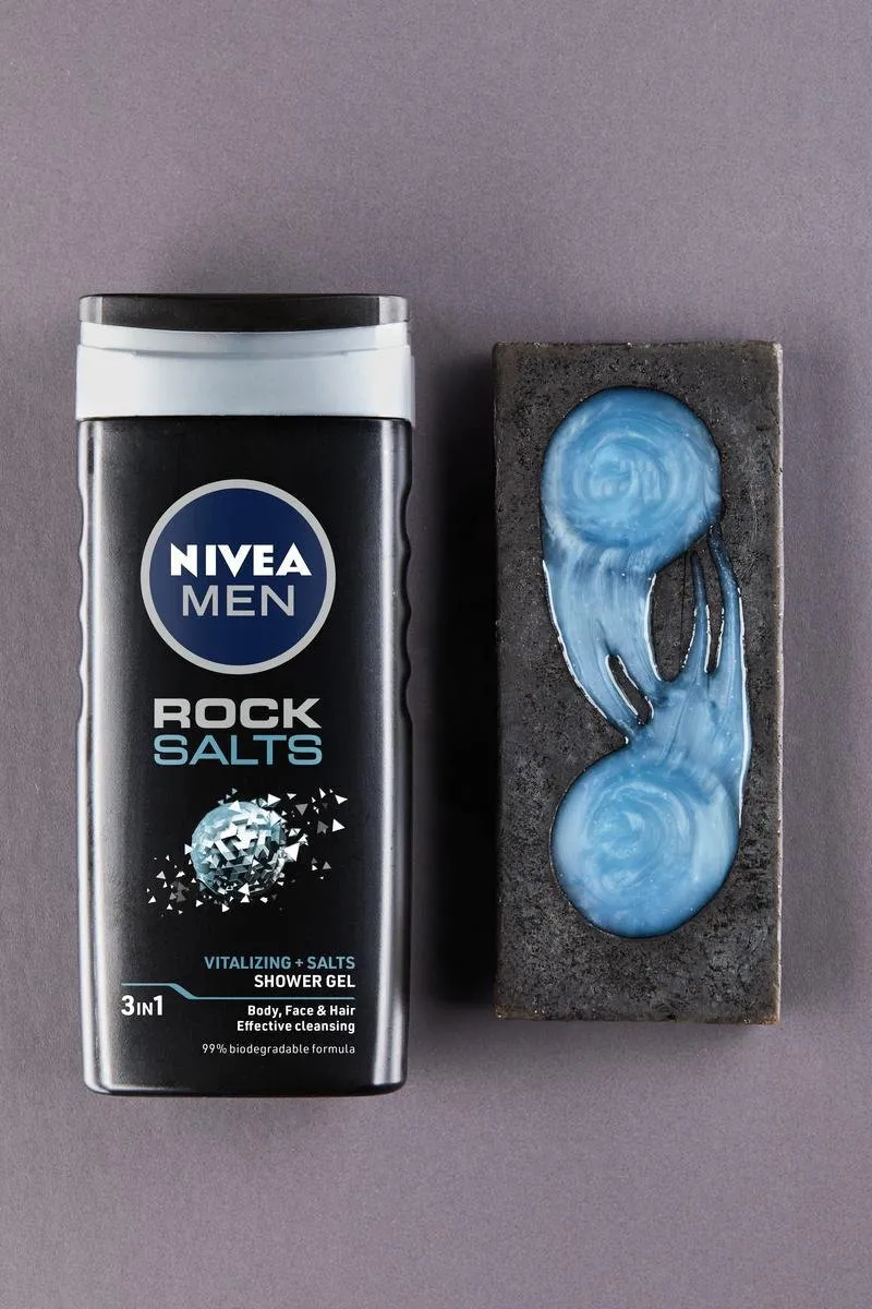 NIVEA MEN Rock Salts Douchegel 6x250ml - 3-in-1 Formule - afbeelding 6 van 6