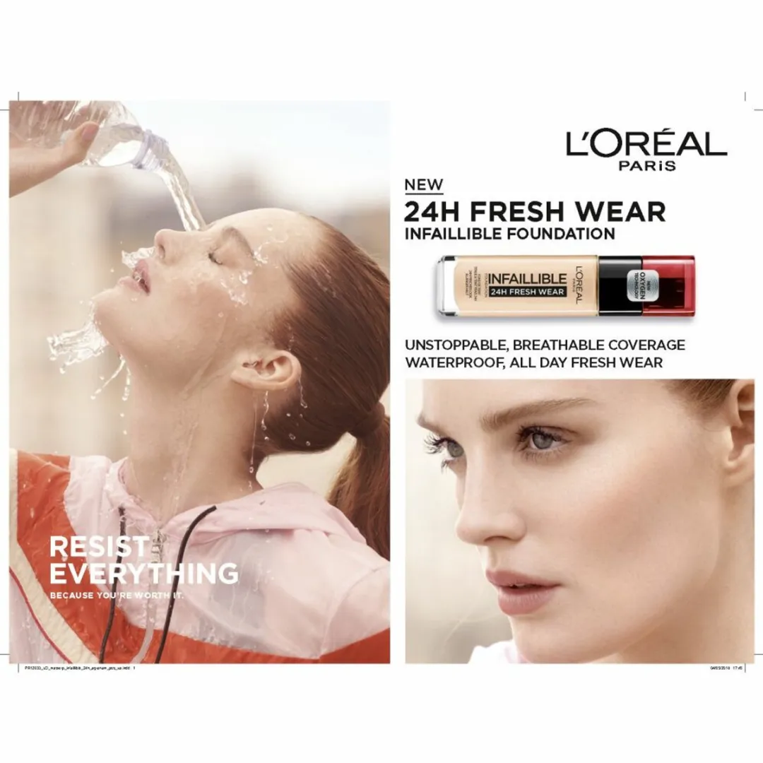 L'Oréal Paris Infaillible 32H Fresh Wear Foundation 145 - 2x30ml