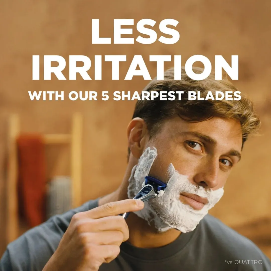 Wilkinson Sword Hydro5 Skin Protection Regular - 5 Stuks - Blauw