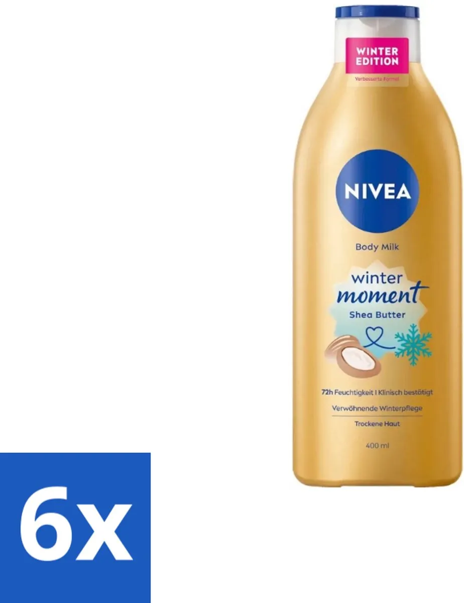 NIVEA Bodymilk Winter Moment 400ml - 6 Stuks