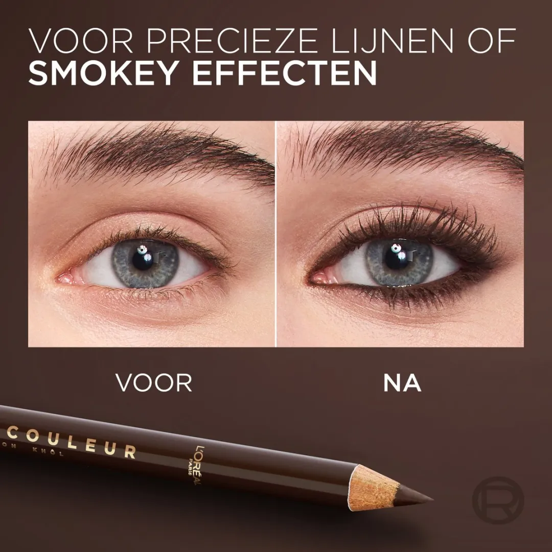 L'Oréal Paris Haute Couleur Crayon Khol Eyeliner Bruin Leather 1g