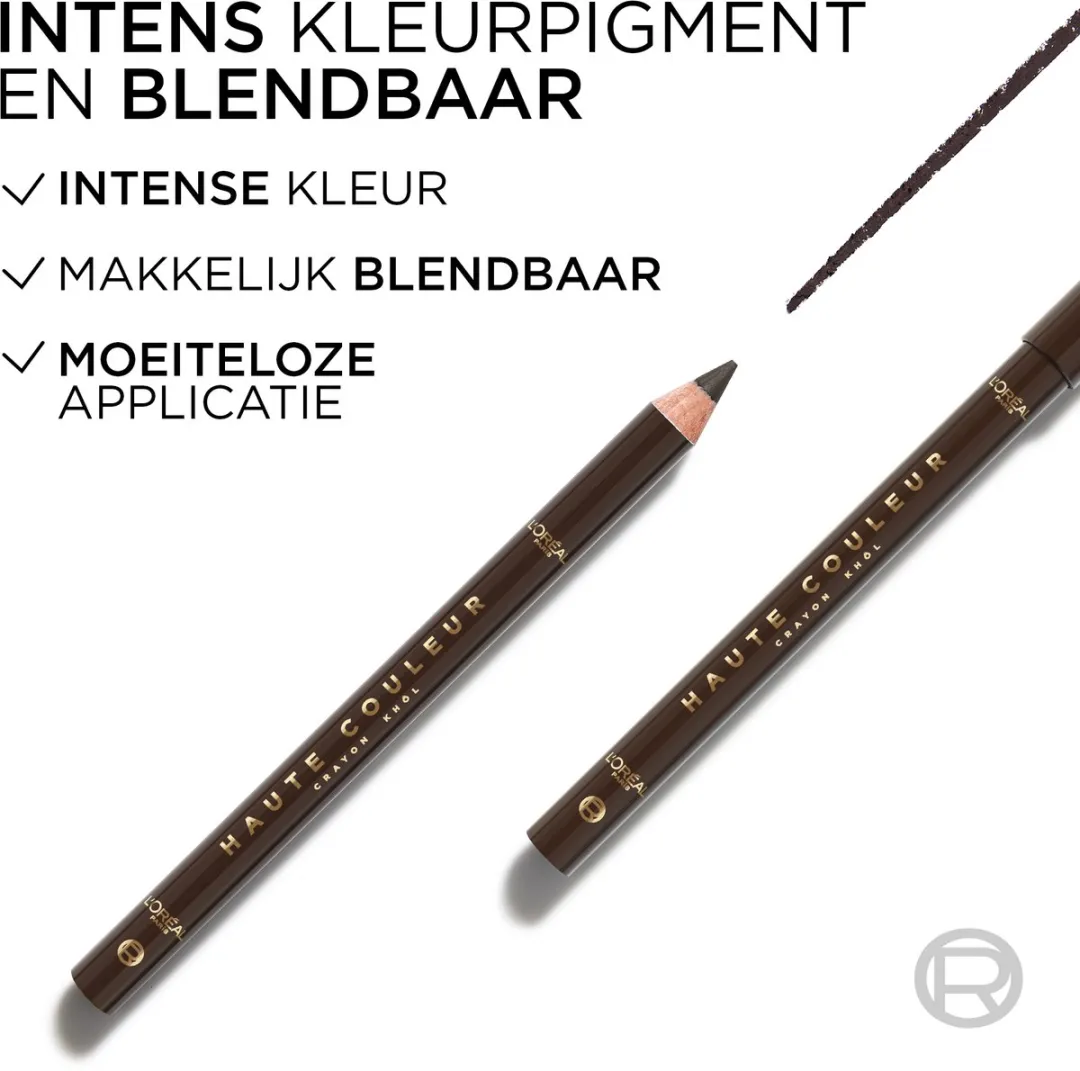 L'Oréal Paris Haute Couleur Crayon Khol Eyeliner Bruin Leather 1g