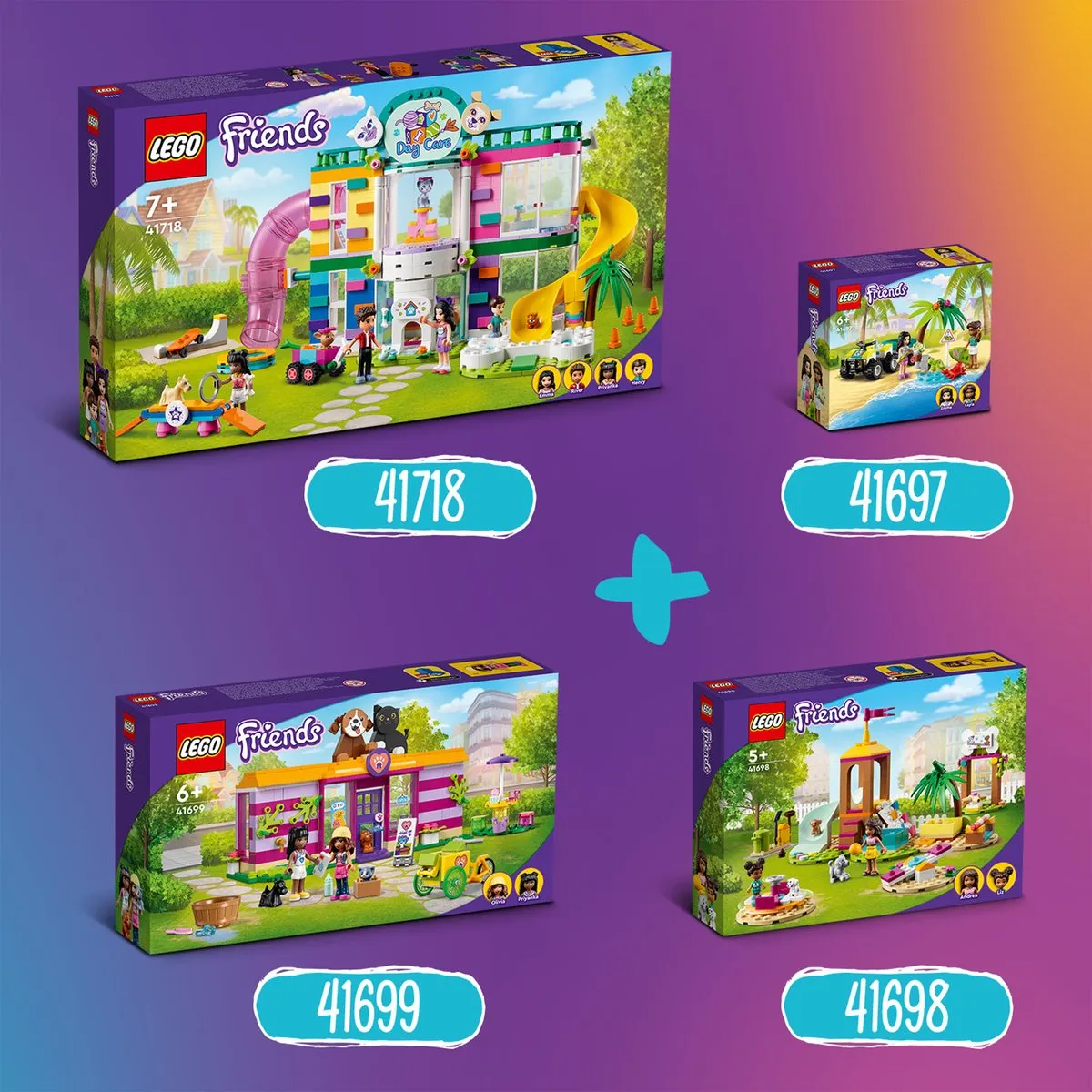 LEGO Friends Dierenspeeltuin 41698 - 210 Stukken