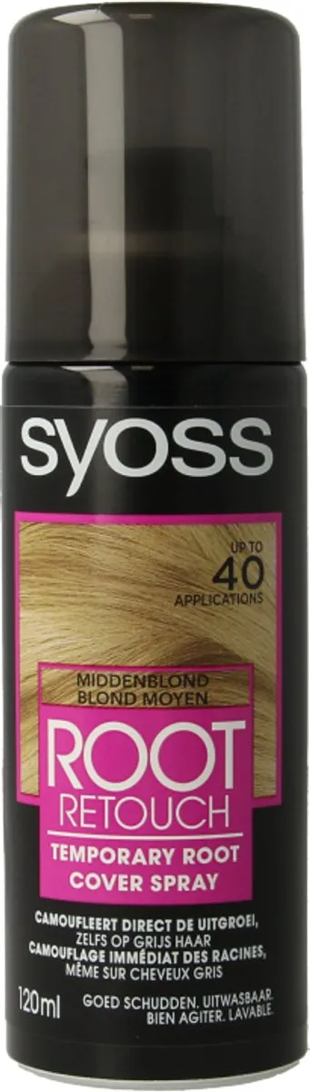 SYOSS Uitgroeispray Middenblond - 1g - afbeelding 6 van 6