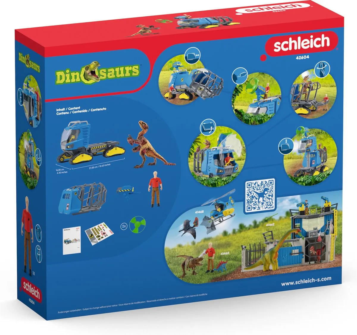Schleich Rupsvoertuig 42604 - Blauw