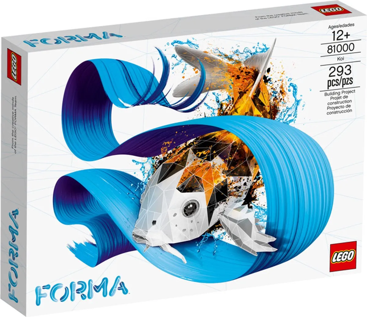 LEGO Forma Koi 294 Stukken - Wit/Blauw