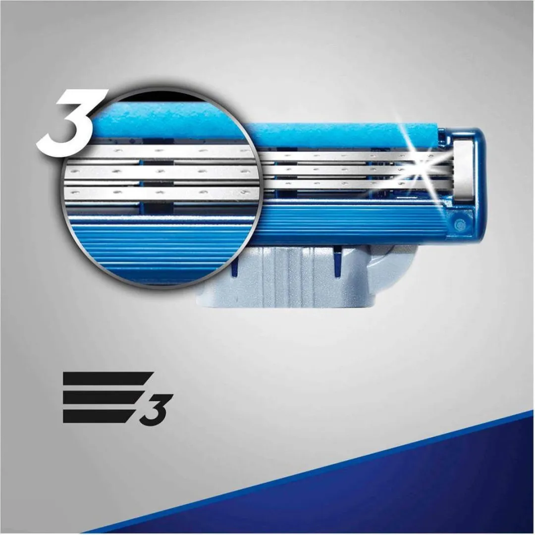 Gillette Mach3 Turbo Scheermesjes - 20 Stuks
