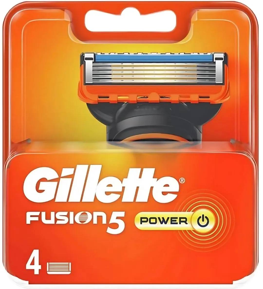 Gillette Fusion 5 Power Navulmesjes - 4 Stuks