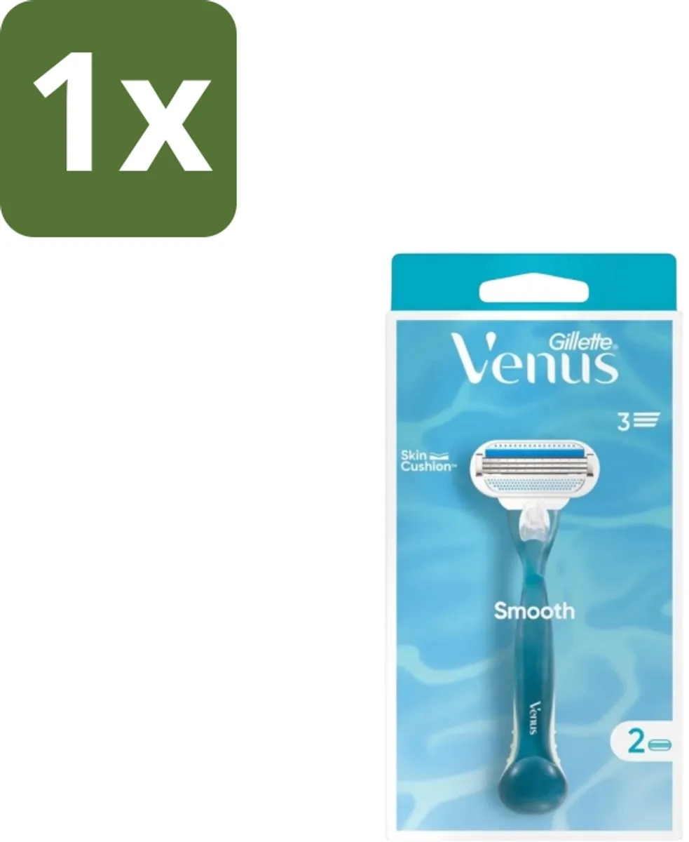 Gillette Venus Smooth Handvat + 2 Navulmesjes