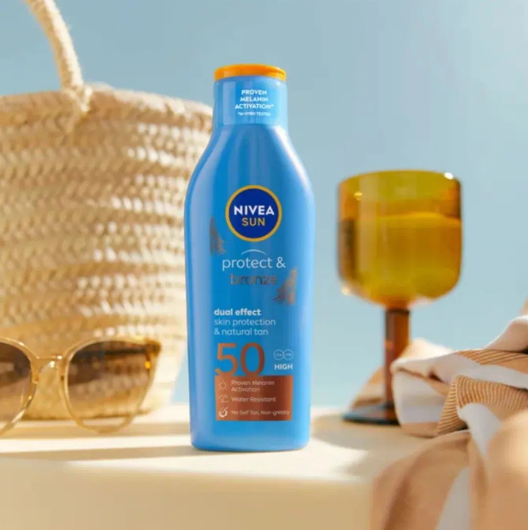 NIVEA Protect & Bronze SPF 50 Zonnecrème 200ml
