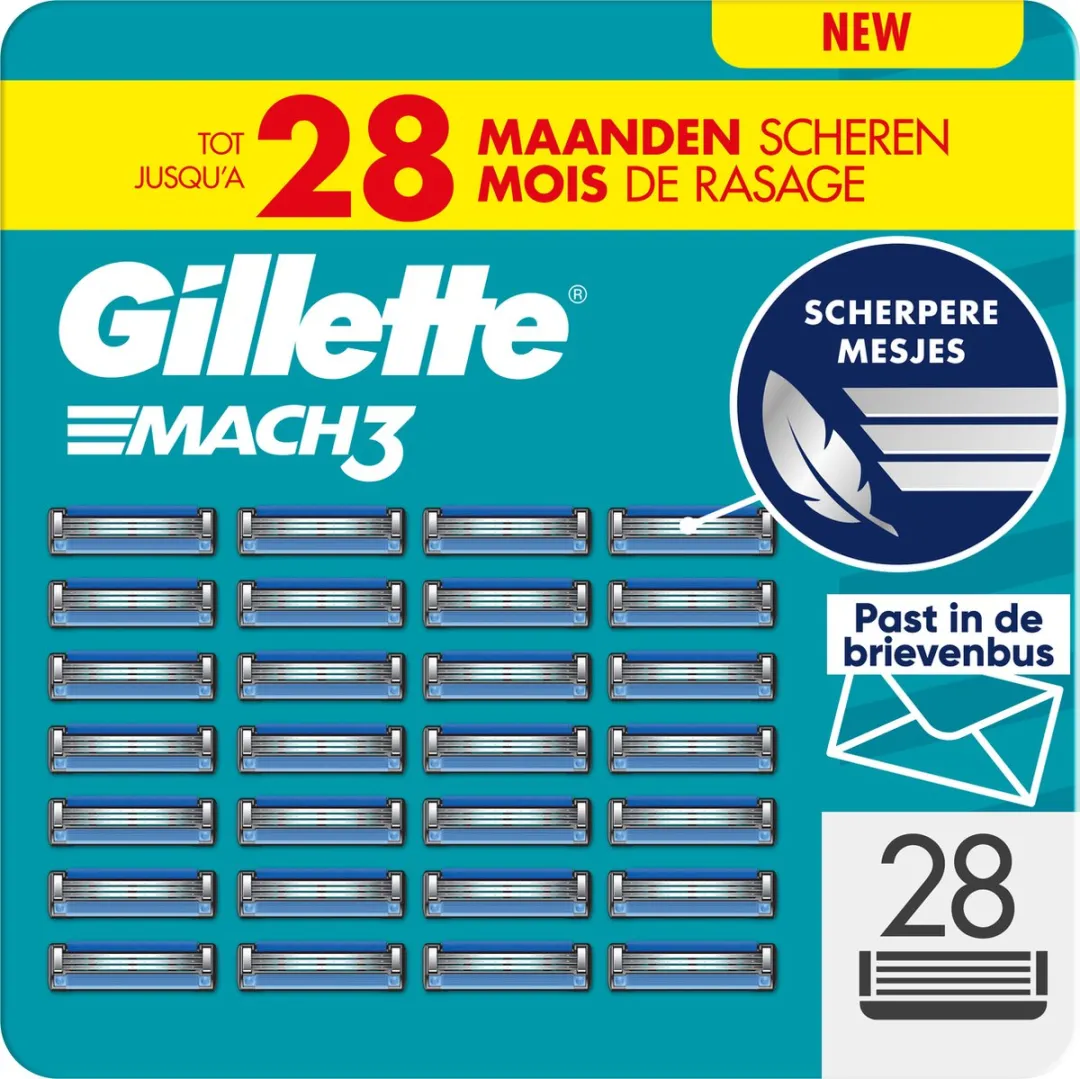 Gillette Mach3 Base Scheermesjes