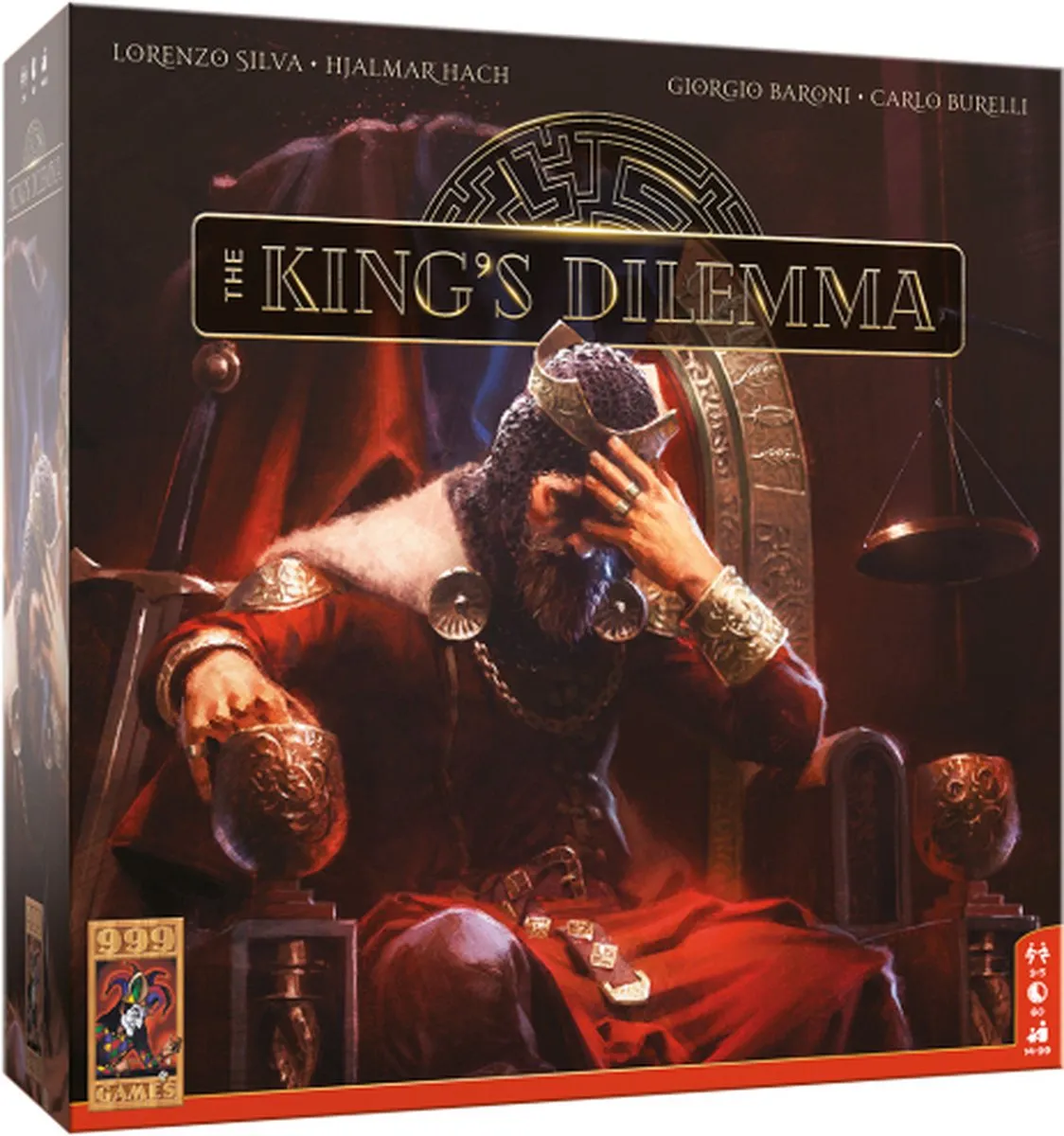 999 Games The King's Dilemma Bordspel 999-DIL01 - 3-5 Spelers