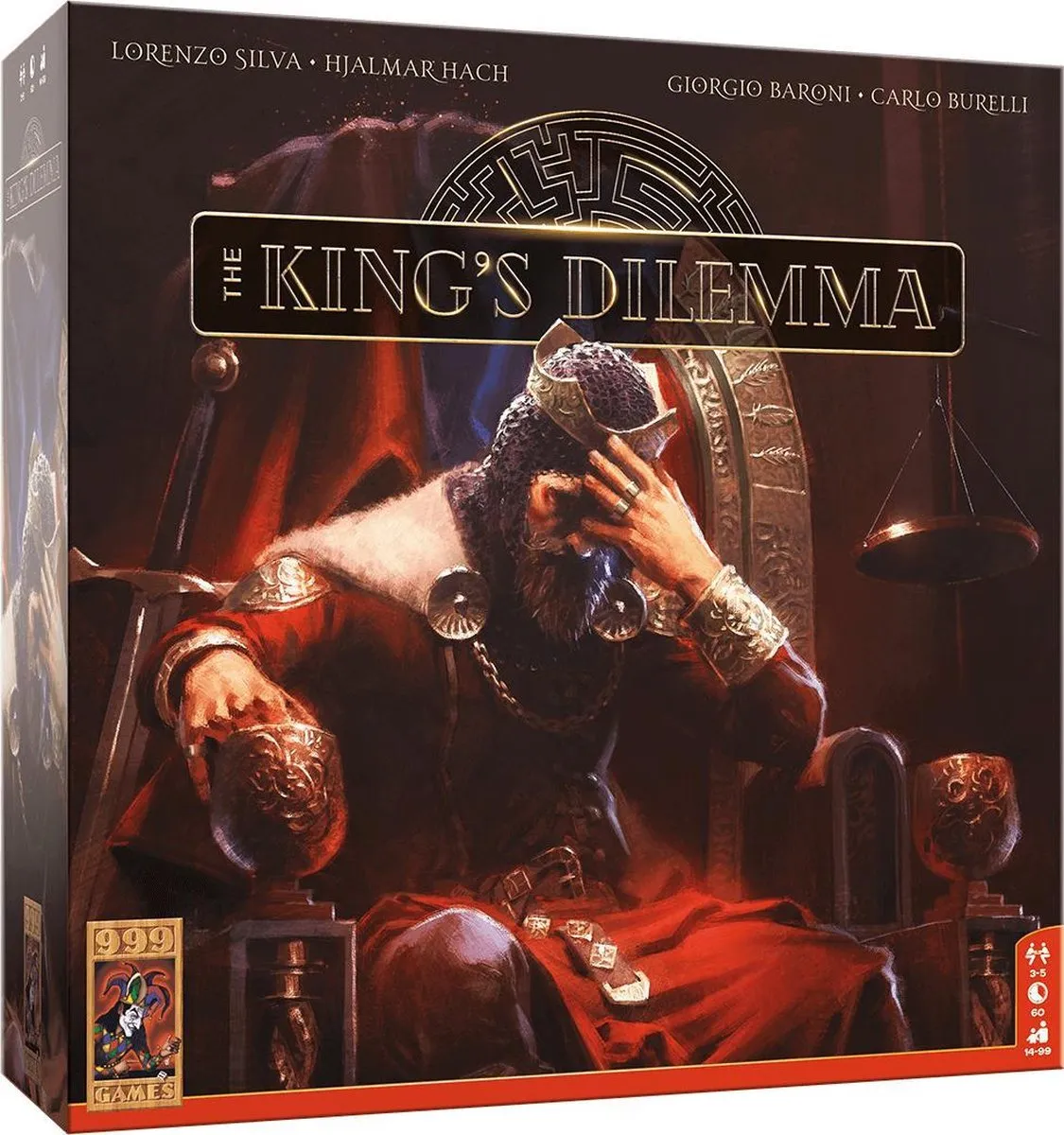 999 Games The King's Dilemma Bordspel 999-DIL01 - 3-5 Spelers