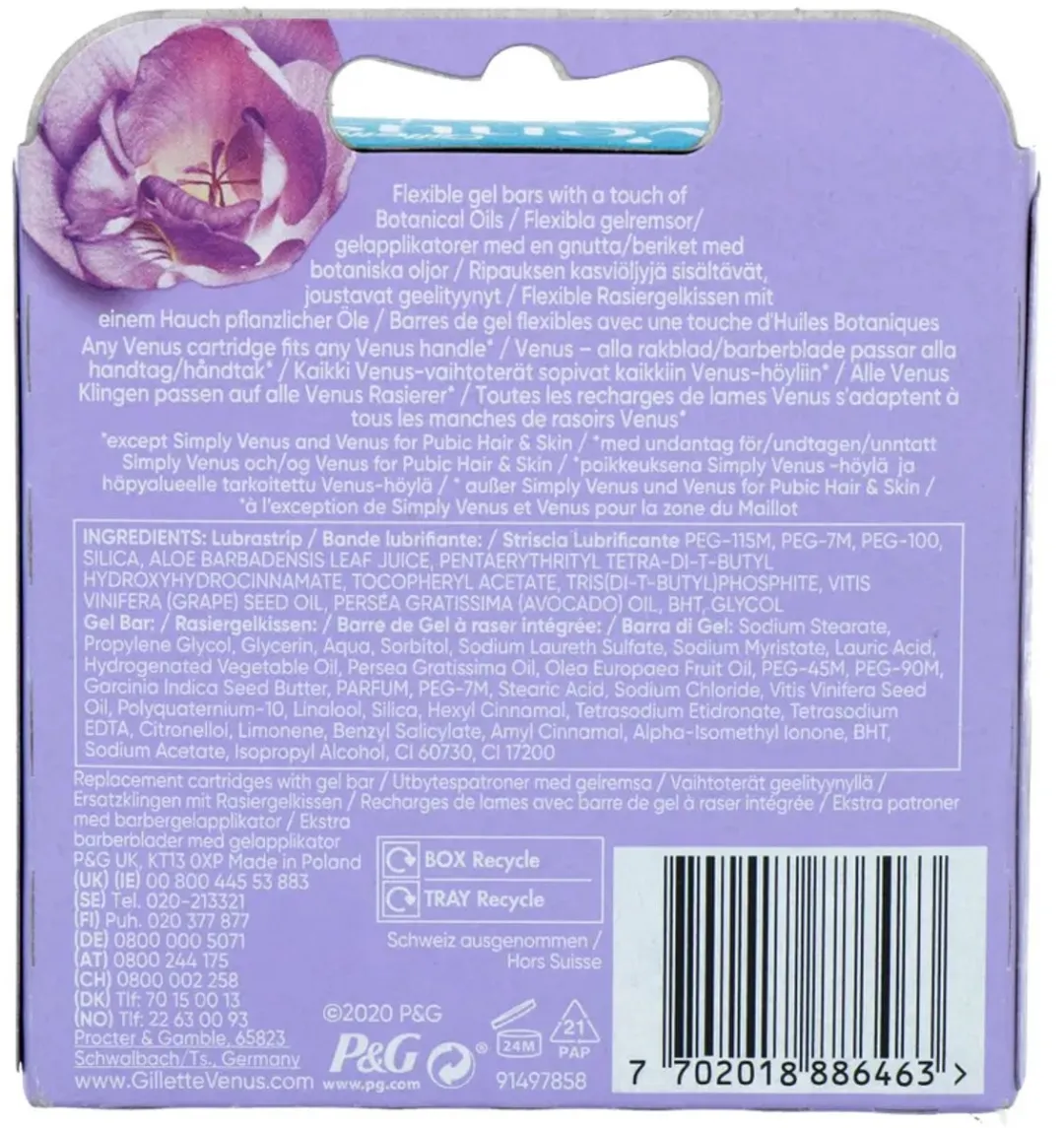 Gillette Venus ComfortGlide Breeze Scheermesjes - 8 Stuks