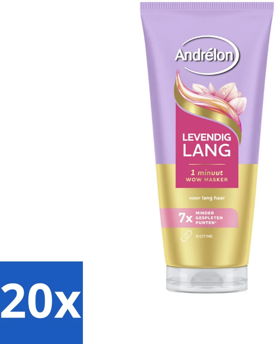 Andrélon Levendig Lang Haarmasker 180ml