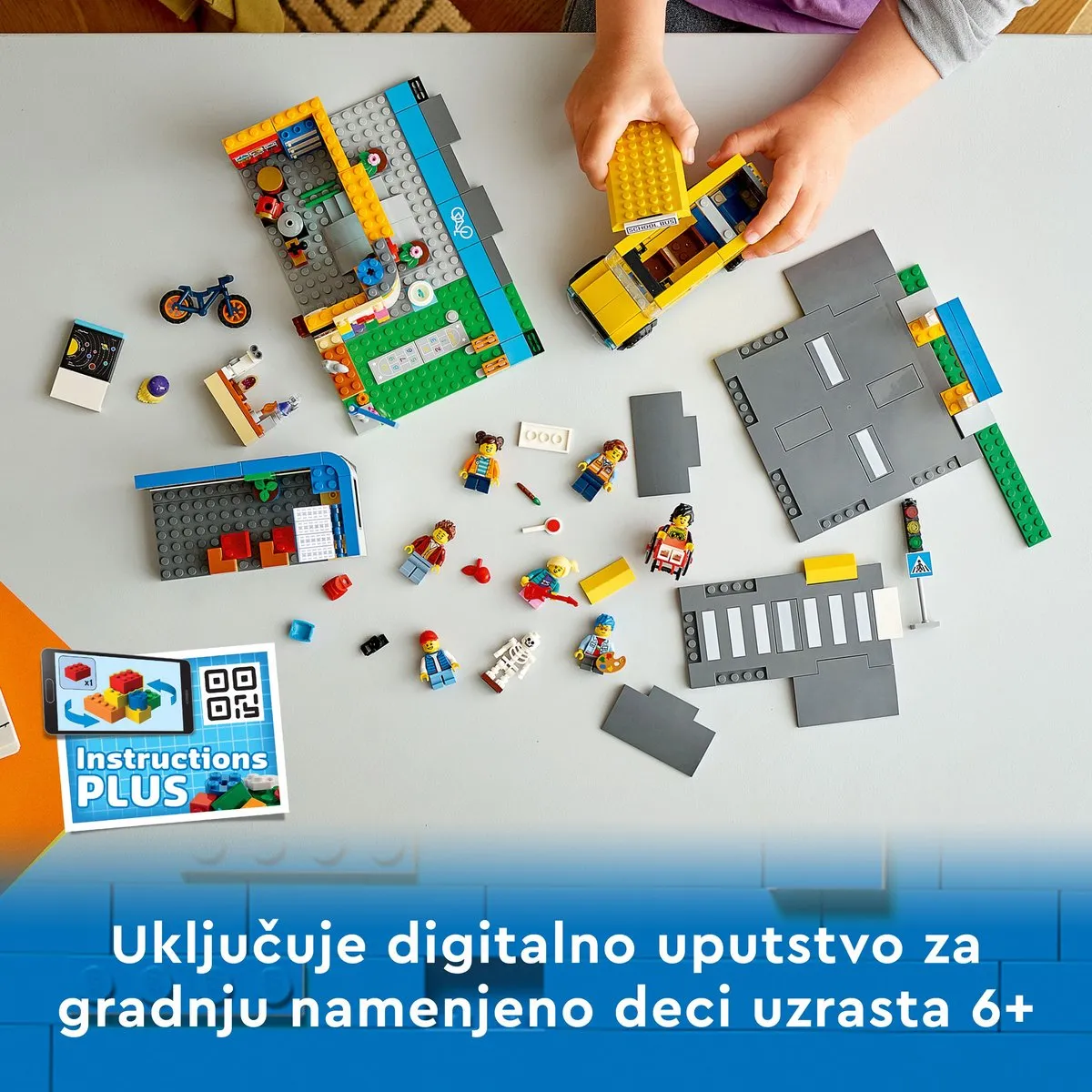 LEGO City Schooldag 60329 - 433 Stukken - 7 Minifiguren