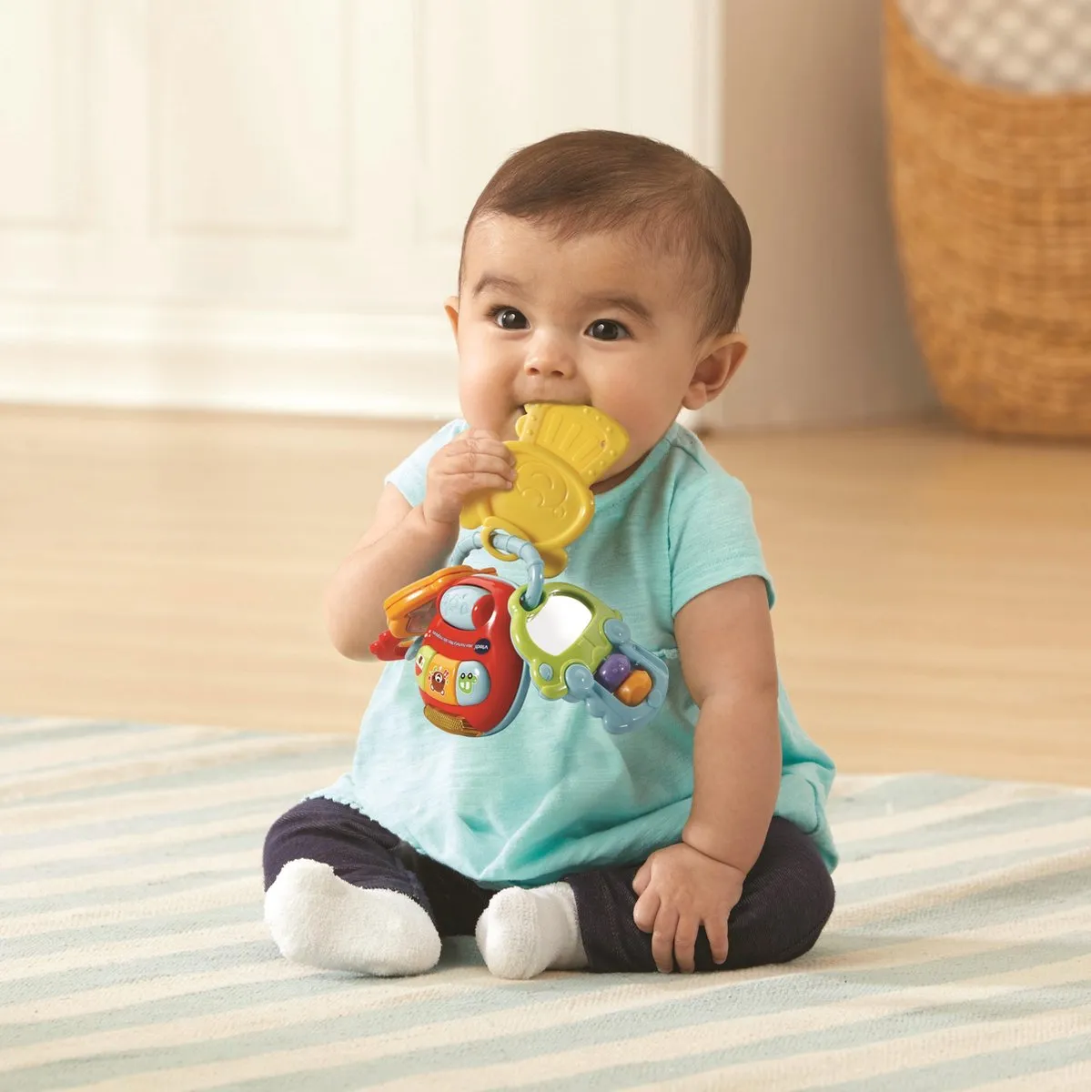 Vtech Baby My Magic P'tites Key Rattle - 3x AAA