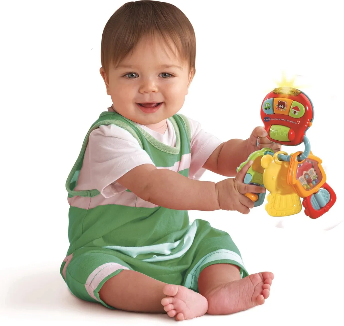 Vtech Baby My Magic P'tites Key Rattle - 3x AAA